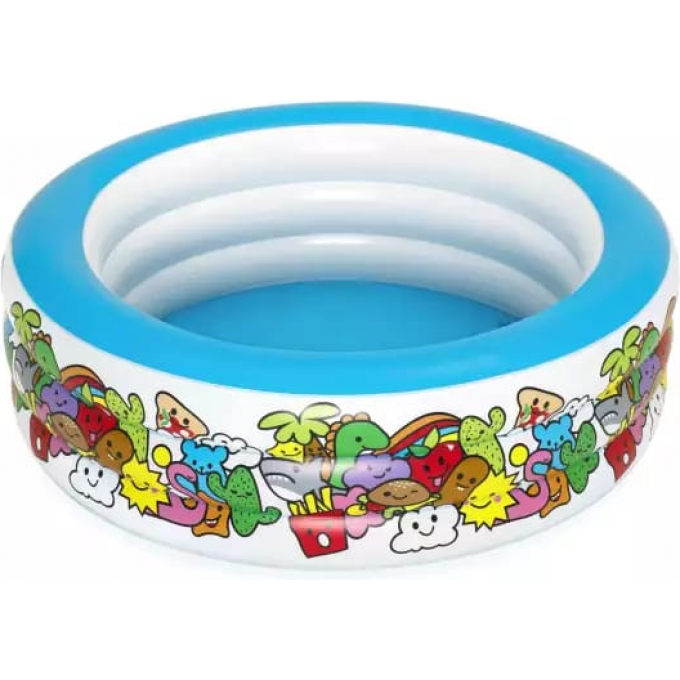 Детский надувной бассейн BESTWAY ПОДВОДНЫЙ МИР 152х51 см, 400 л, от 6 лет 51121 BW