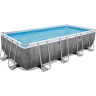 Каркасный бассейн BESTWAY POWER STEEL 549х274х122см, 14812л + фильтр-насос 5678 л/ч, тент, лестница 56998 BW